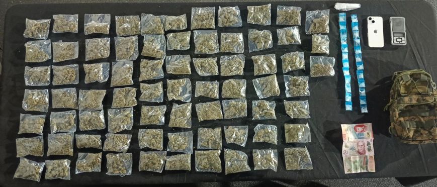 Detienen a joven con droga en García durante operativo de inteligencia