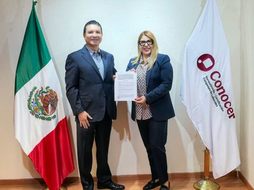 Reconoce Guille Alvarado a la UNT como la primera universidad tamaulipeca en certificación de competencias laborales