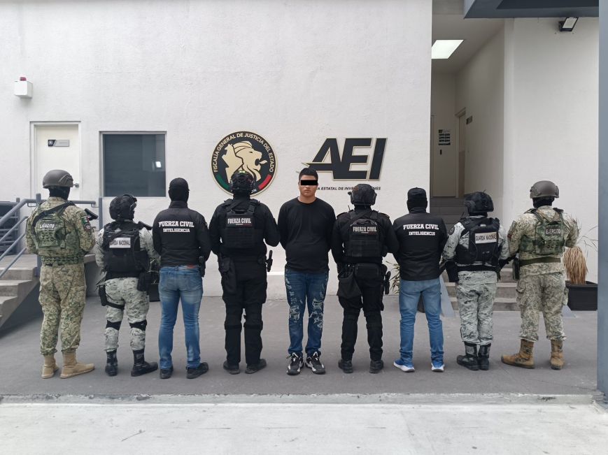 Capturan a generador de violencia tras persecución en Escobedo