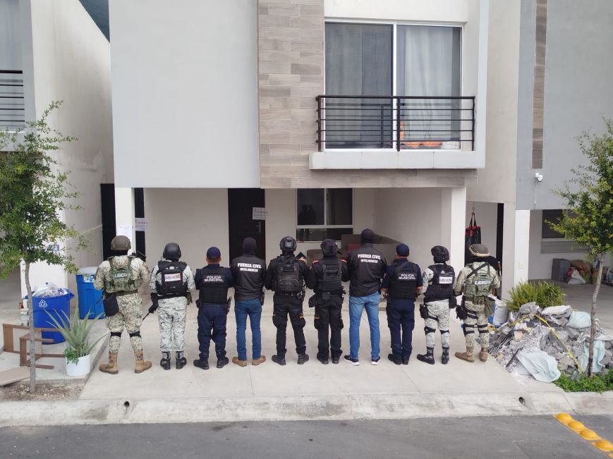 Aseguran inmueble en Escobedo tras cateo; hallan droga