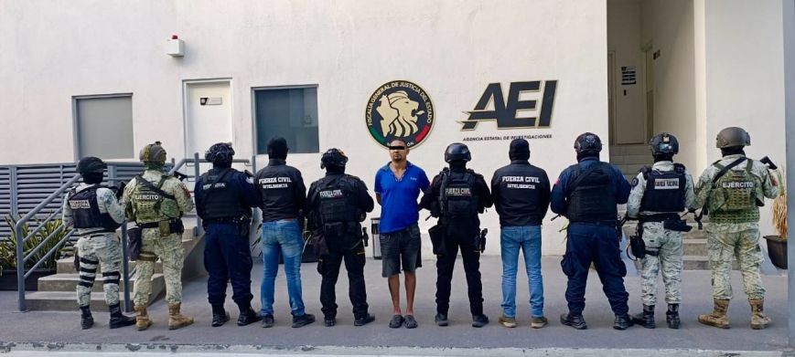 Detienen en Apodaca a presunto generador de violencia con droga y báscula