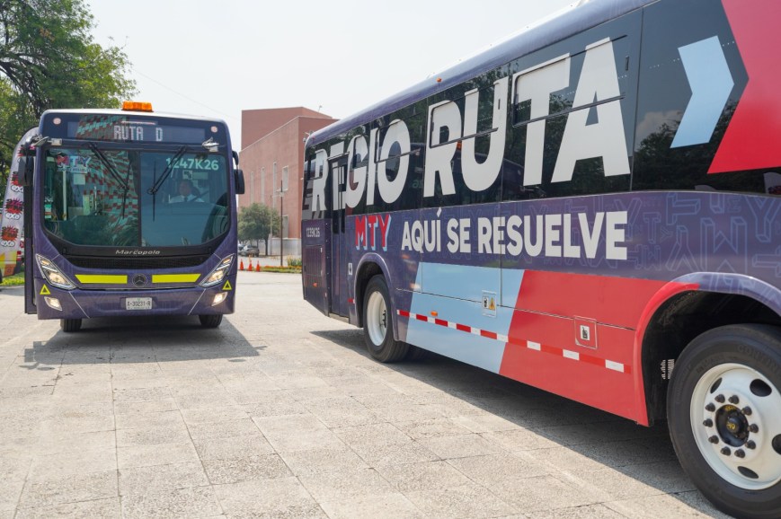 Arranca Adrián de la Garza sistema gratuito de transporte “Regio Ruta”