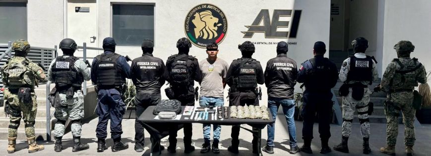 Detienen en Apodaca a joven con orden de aprehensión por homicidio