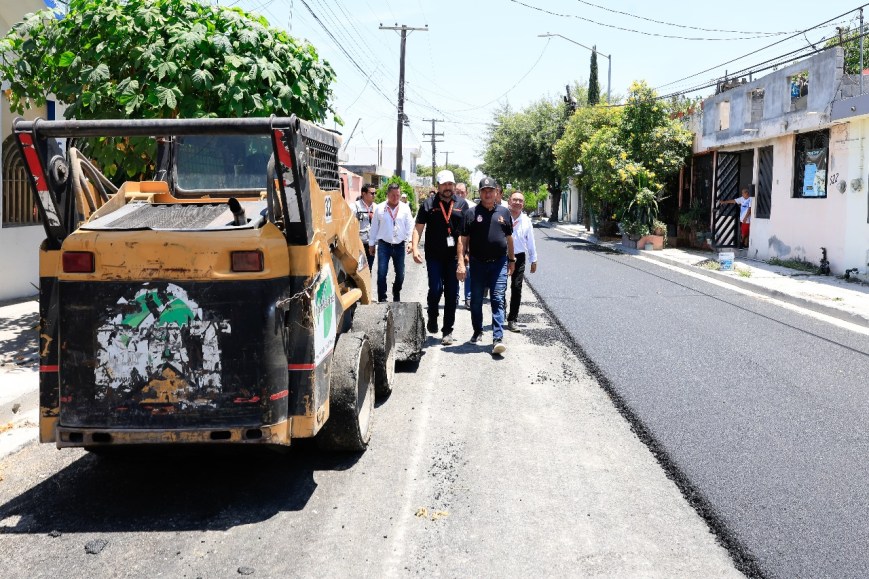 Mejoran vialidades en Hacienda Guadalupe y Rancho Viejo