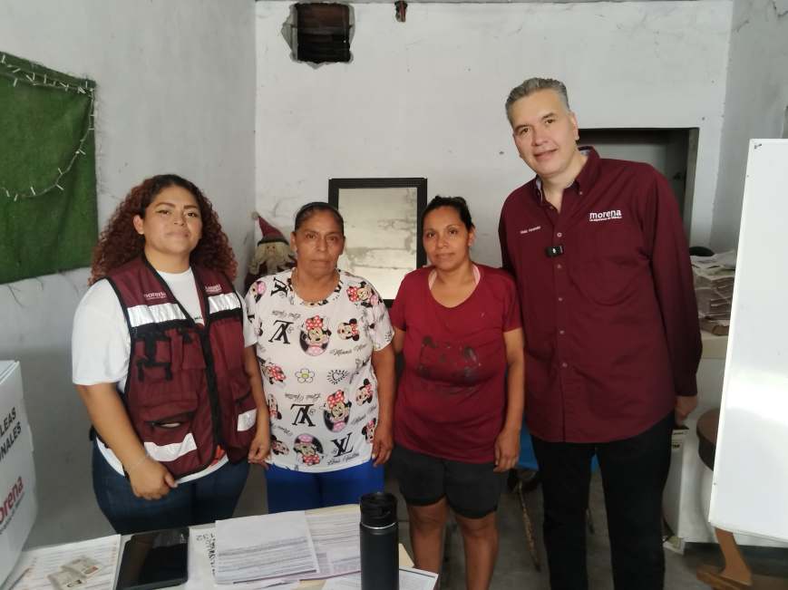 Instala Waldo Fernández primer comité de Morena en Monterrey