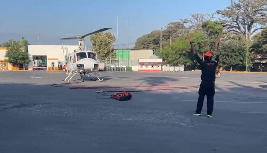 Activa Guadalupe operativo aéreo tras incendio en Cerro de La Silla