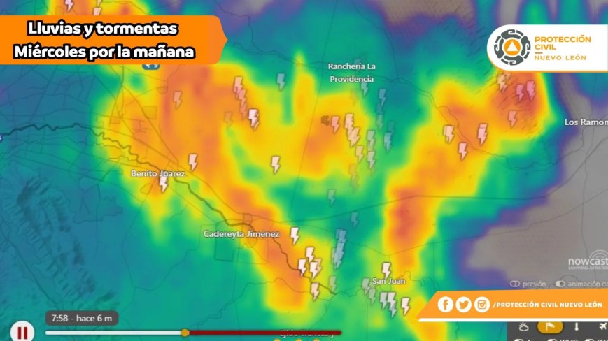 Lluvias en Monterrey: afectaciones y cierres viales
