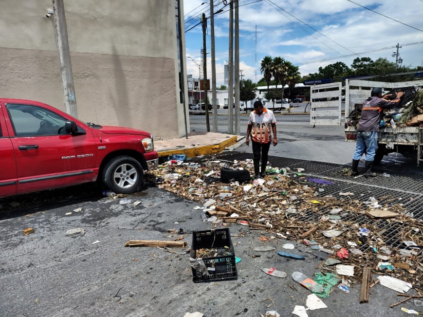 Retira Guadalupe 16 toneladas de basura tras lluvias