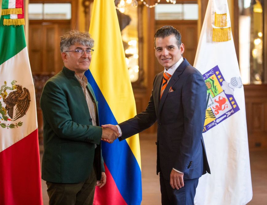 Miguel Flores fortalece lazos de cooperación con Colombia