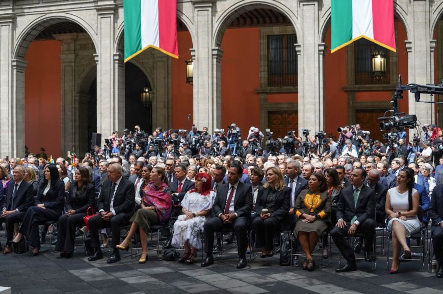 Asiste Américo Villareal al Primer Informe de la presidenta Claudia Sheinbaum