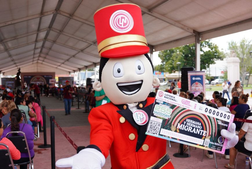 Presentan en Tamaulipas Gran Sorteo Especial “México con M de Migrante”