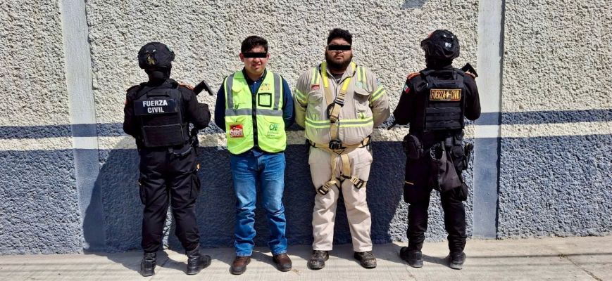 Se hacen pasar por trabajadores de CFE y son detenidos