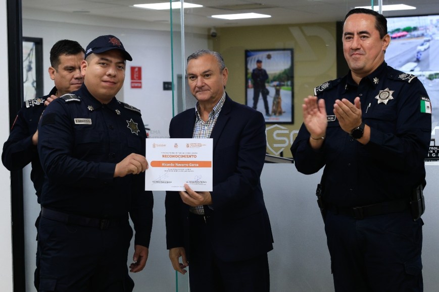 Reconocen a policías que fortalecen la seguridad en Guadalupe