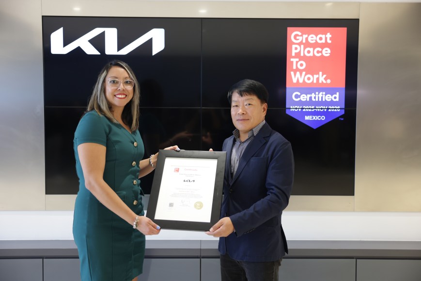 Obtiene Kia México la certificación Great Place to Work