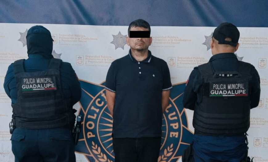 Detiene Guadalupe a hombre buscado por serie de robos a vehículos