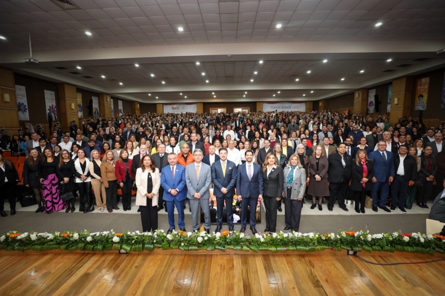 Acude gobernador Samuel García al Encuentro Pedagógico del SNTE: respalda la innovación educativa en Nuevo León