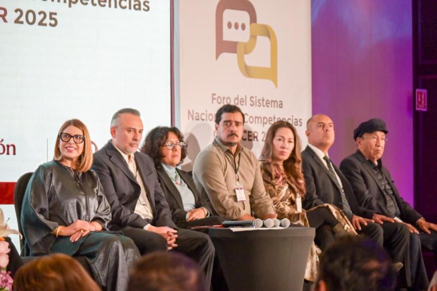 Fortalecen estrategias y plan de acción en Foro del Sistema Nacional de Competencias 2025