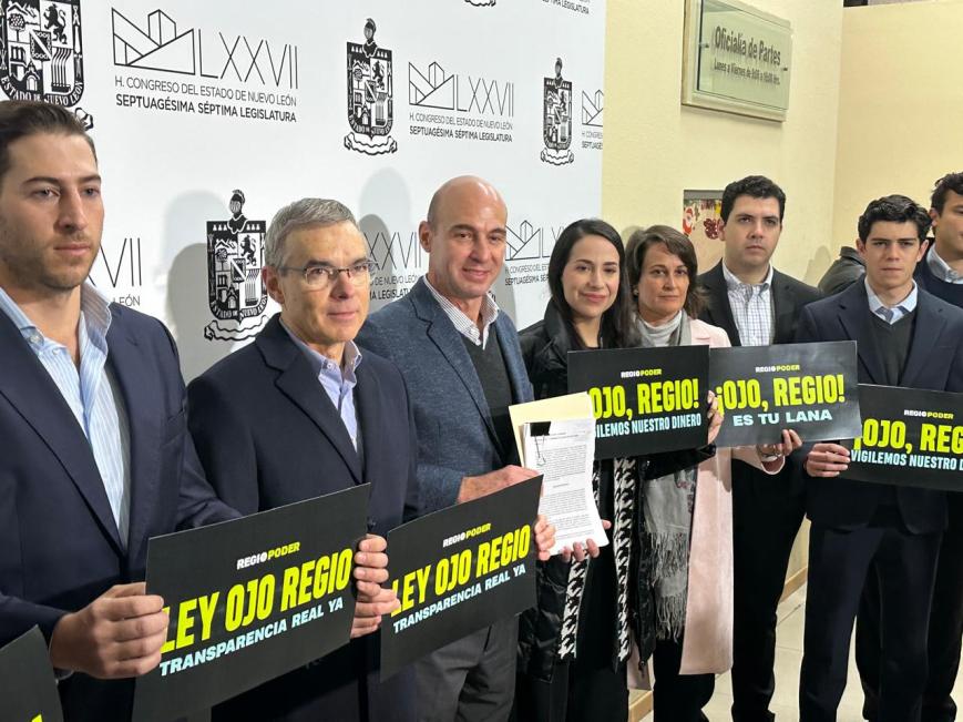 Presentan iniciativa Ley Ojo Regio para fortalecer la transparencia en Nuevo León