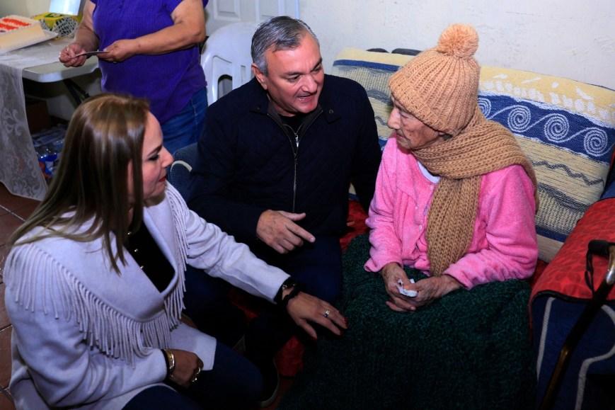 Celebra Guadalupe centenario de Doña Gaudencia