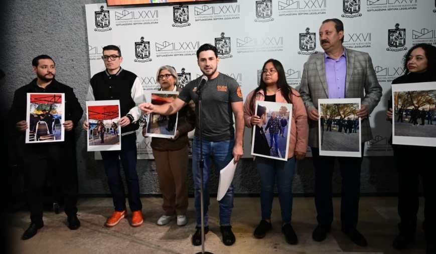 Denuncia Glen Villarreal uso de fuerza pública para impedir audiencia ciudadana