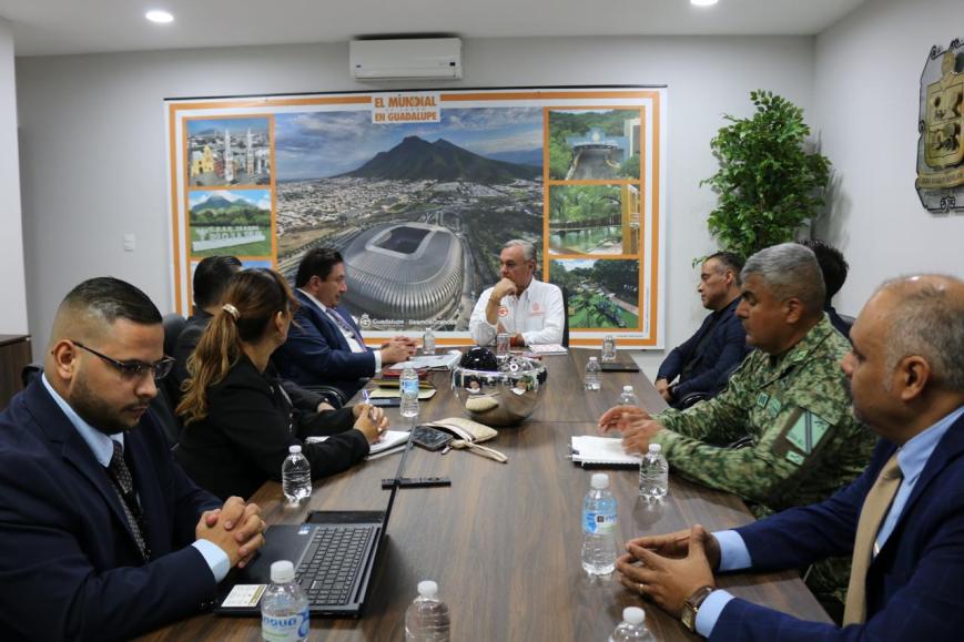 Refuerzan Guadalupe y fuerzas federales coordinación en seguridad