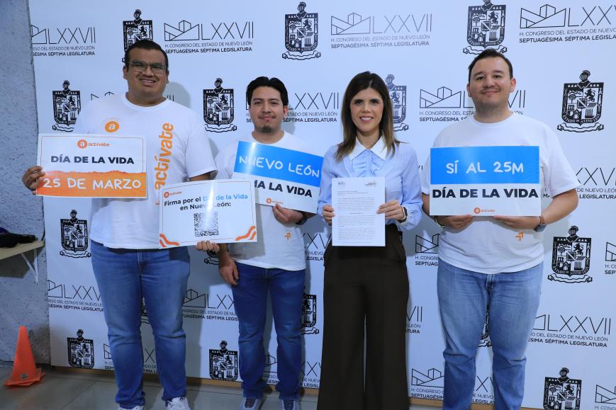 Buscan PAN y Asociación Actívate institucionalizar el Día Estatal de la Vida en Nuevo León