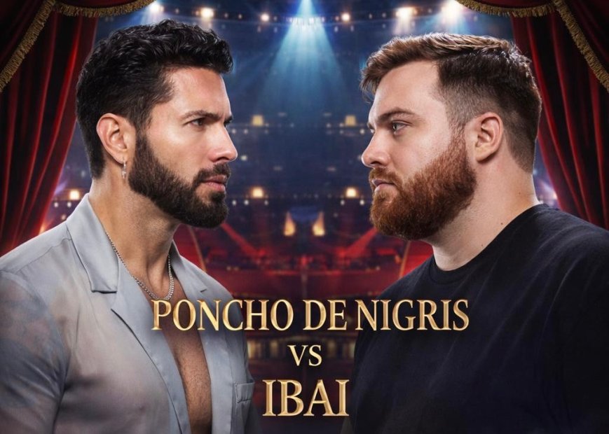 Reta Poncho De Nigris a Ibai Llanos a pelear en el ring