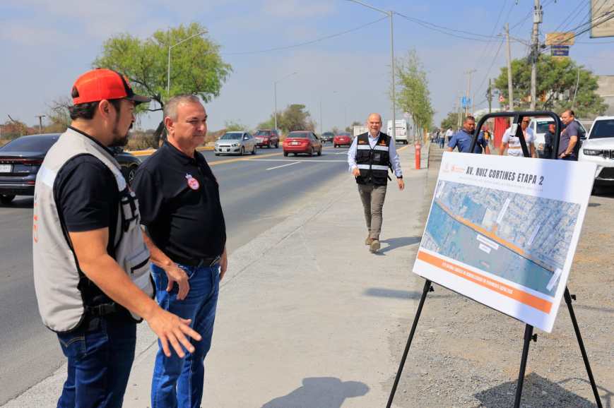 Entrega Guadalupe ampliación de Ruiz Cortines; destacan impacto en movilidad y seguridad