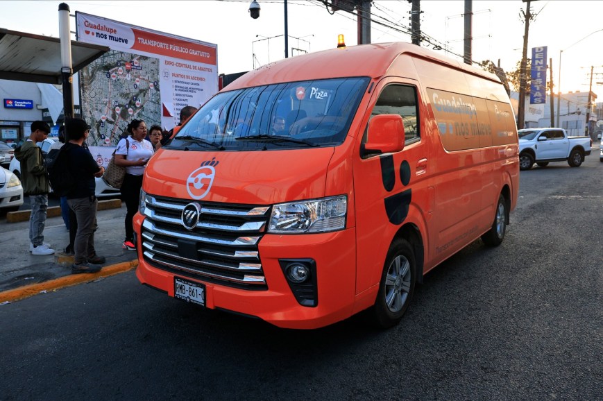 Ajusta Guadalupe horarios del transporte gratuito “Guadalupe Nos Mueve” por Semana Santa