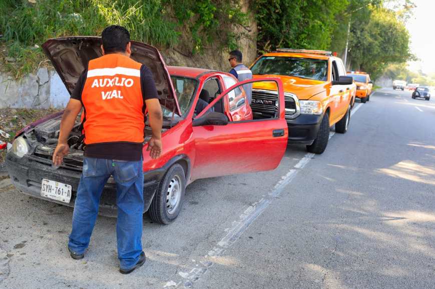 Guadalupe supera mil servicios de Auxilio Vial; destacan apoyo gratuito a automovilistas