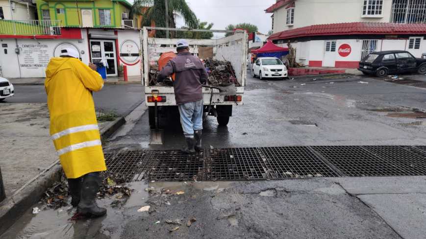 Retira Guadalupe 12 toneladas de basura de alcantarillas para prevenir inundaciones