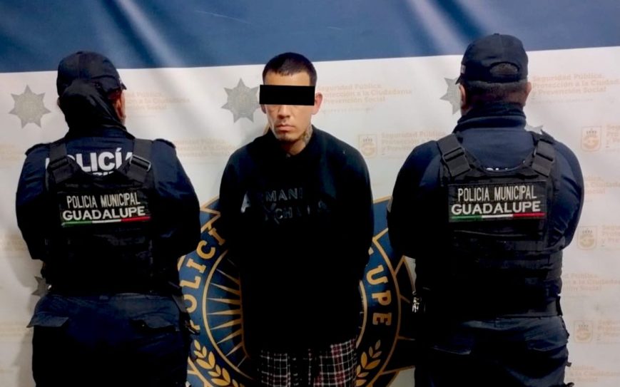 Detienen a hombre por robo de motocicleta y recuperan unidad en Guadalupe
