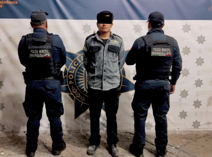 Detienen a guardia de seguridad por daños e intento de robo en oficinas del ICV en Guadalupe