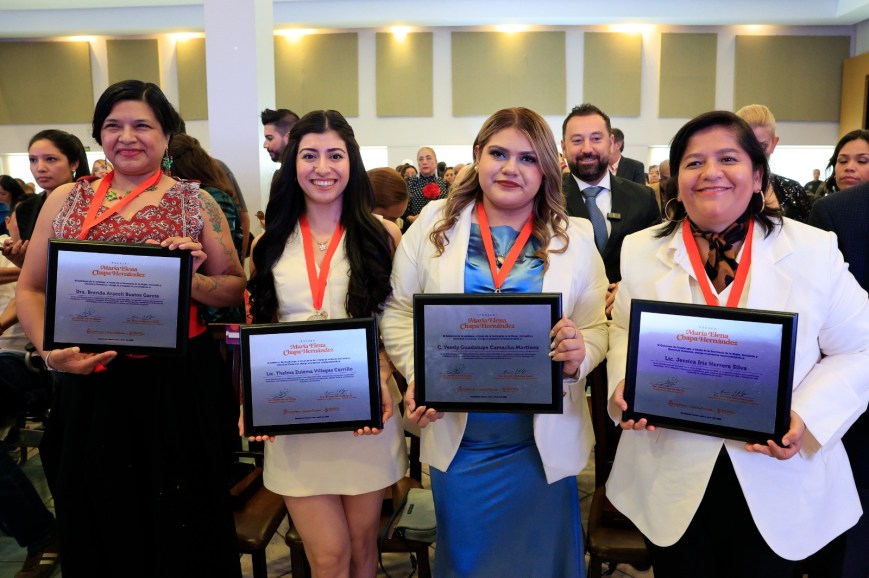 Reconocen liderazgo de mujeres en Guadalupe con presea “María Elena Chapa Hernández”