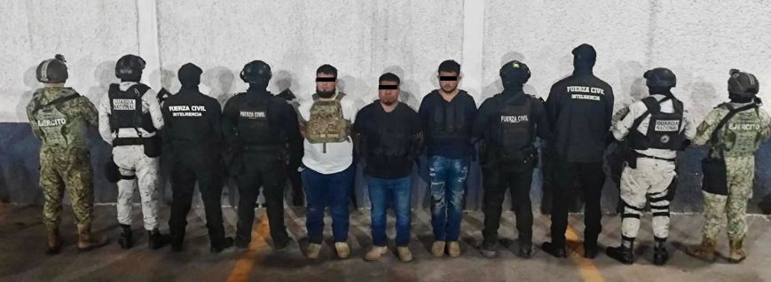Capturan a tres presuntos integrantes de grupo delictivo en Sabinas Hidalgo