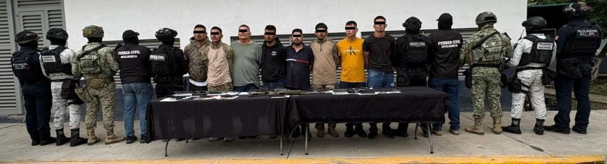 Capturan en Guadalupe a ocho presuntos generadores de violencia