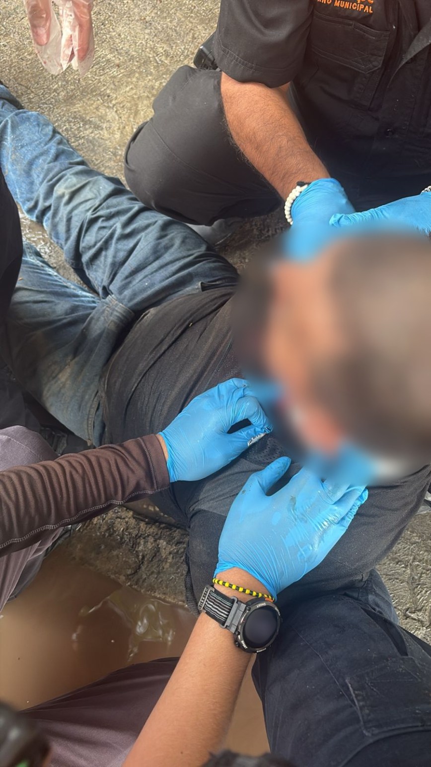 Detienen a hombre armado con cuchillo tras crisis en Guadalupe