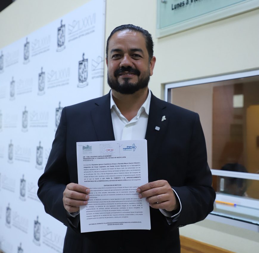 Impulsa Ignacio Castellanos nueva Ley de Energía Sustentable para Nuevo León