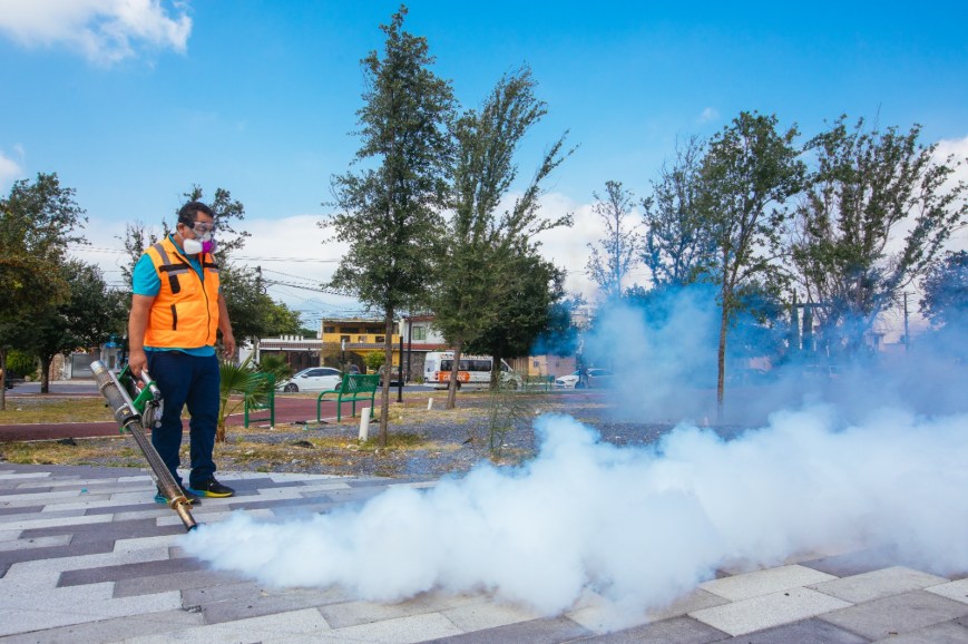 Guadalupe intensifica fumigación para mantener cero casos de dengue